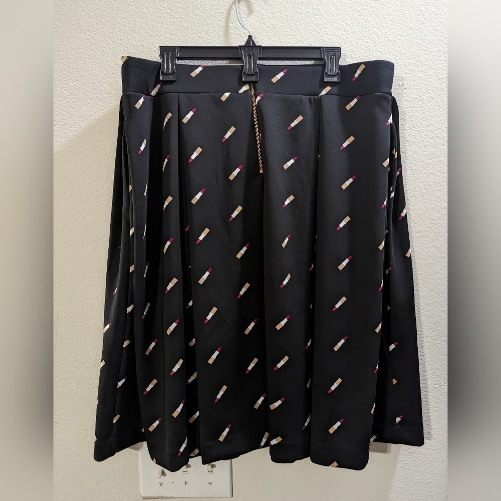 Ashley Nell Tipton X Boutique Lip Stick Scuba Midi Skirt - Picture 5 of 9
